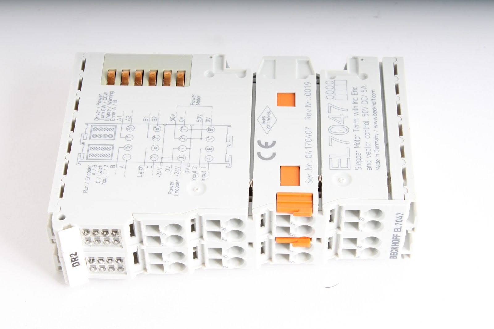 Beckhoff EL7047 Stepper Motor Term / Vector Control