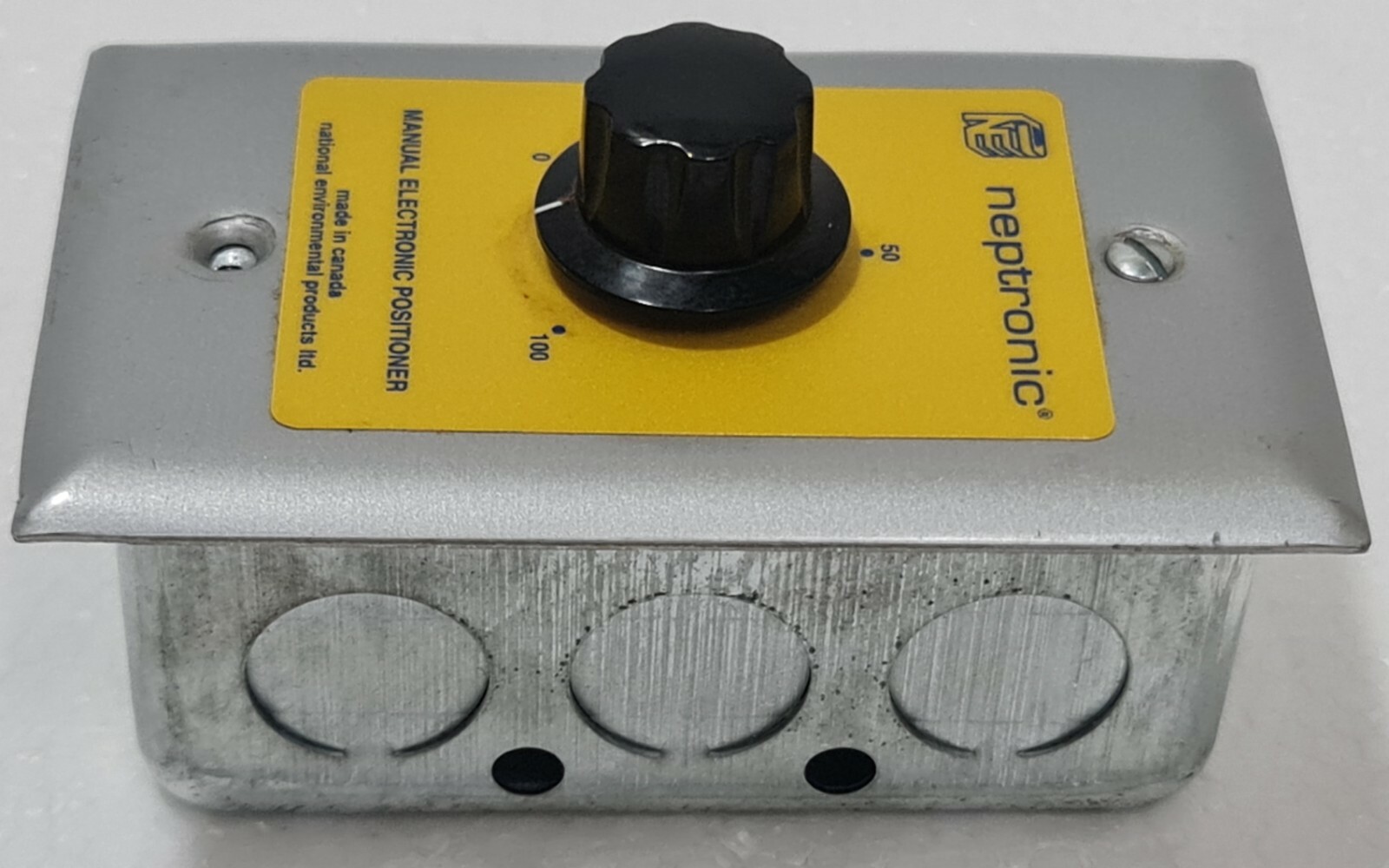 NEPTRONIC NF MEP 60-805019 MANUAL ELECTRONIC POSITIONER