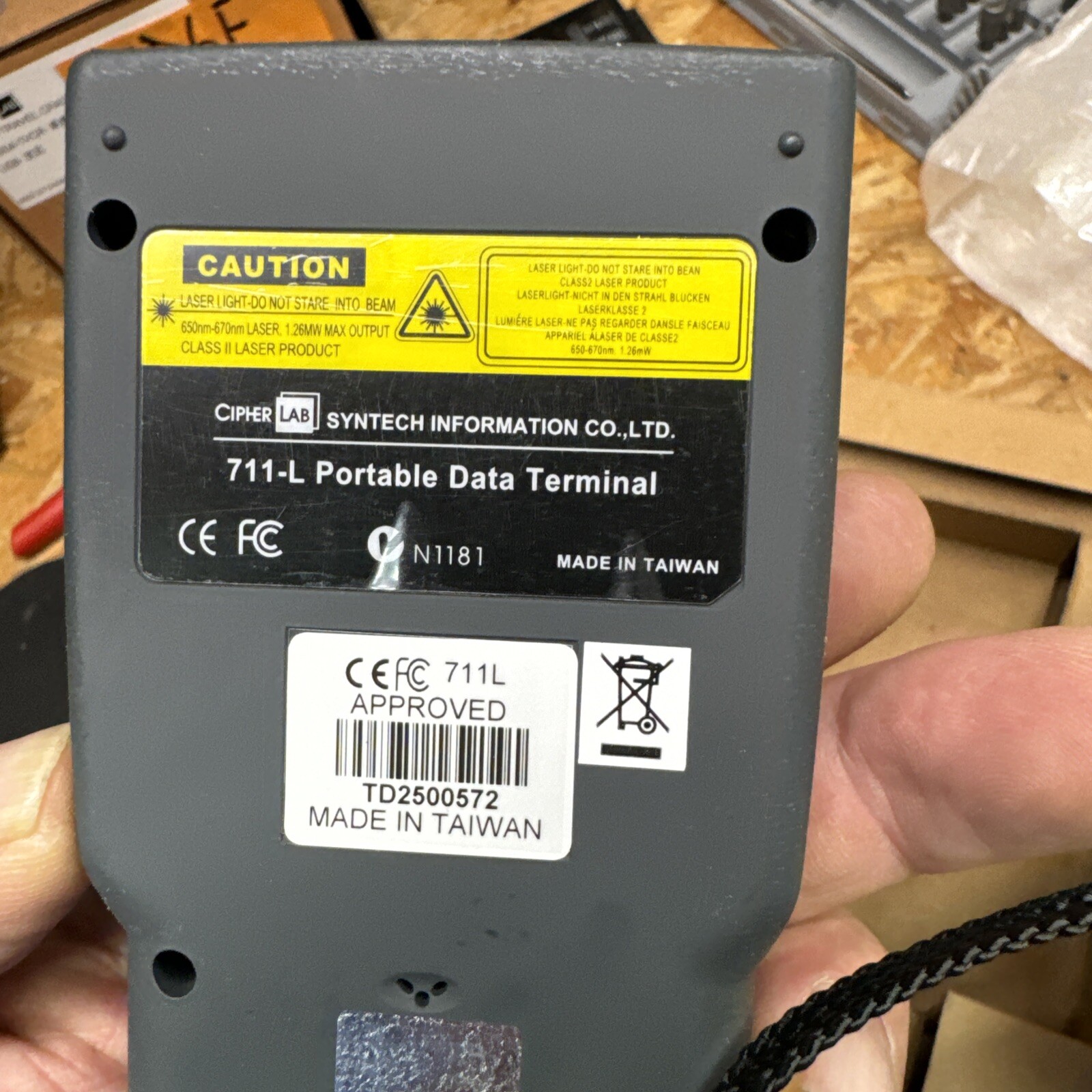 CIPHERLAB 711 TERMINAL L-2MB A711RS0000042 CPT-711