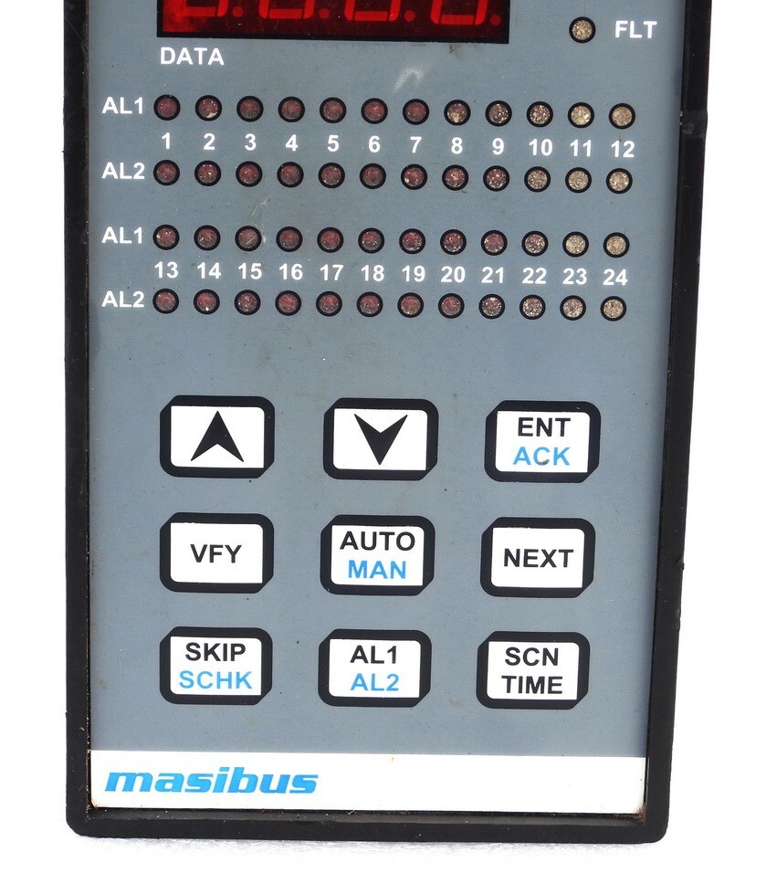 MASIBUS MODEL 85XX FIX 24CHANNEL DIGITAL TEMPERATURE SCANNER CONTROLLER