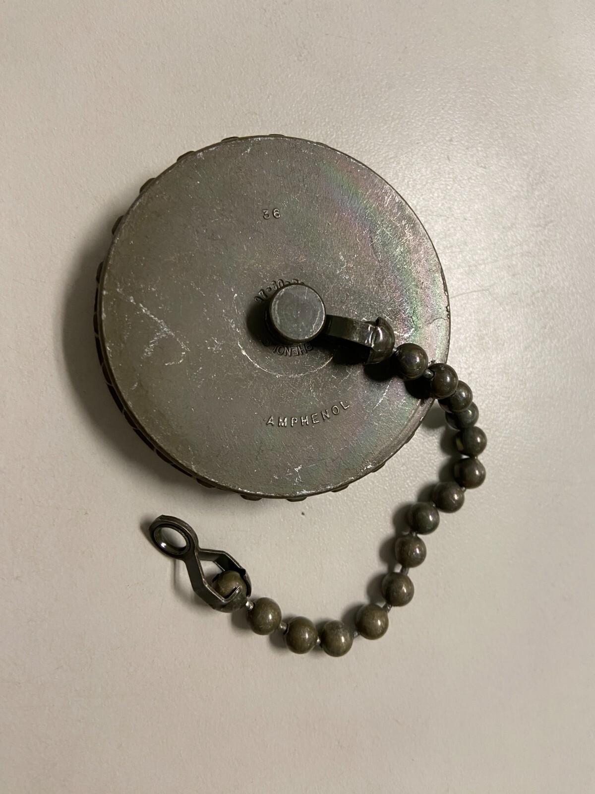 AMPHENOL 9760-36 METAL PROTECTION MILLITARY CAP/PLUG 9760-036