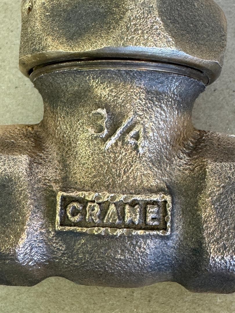CRANE 3/4″ NPT 431-UB 150S 300 CWP BRONZE GATE VALVE