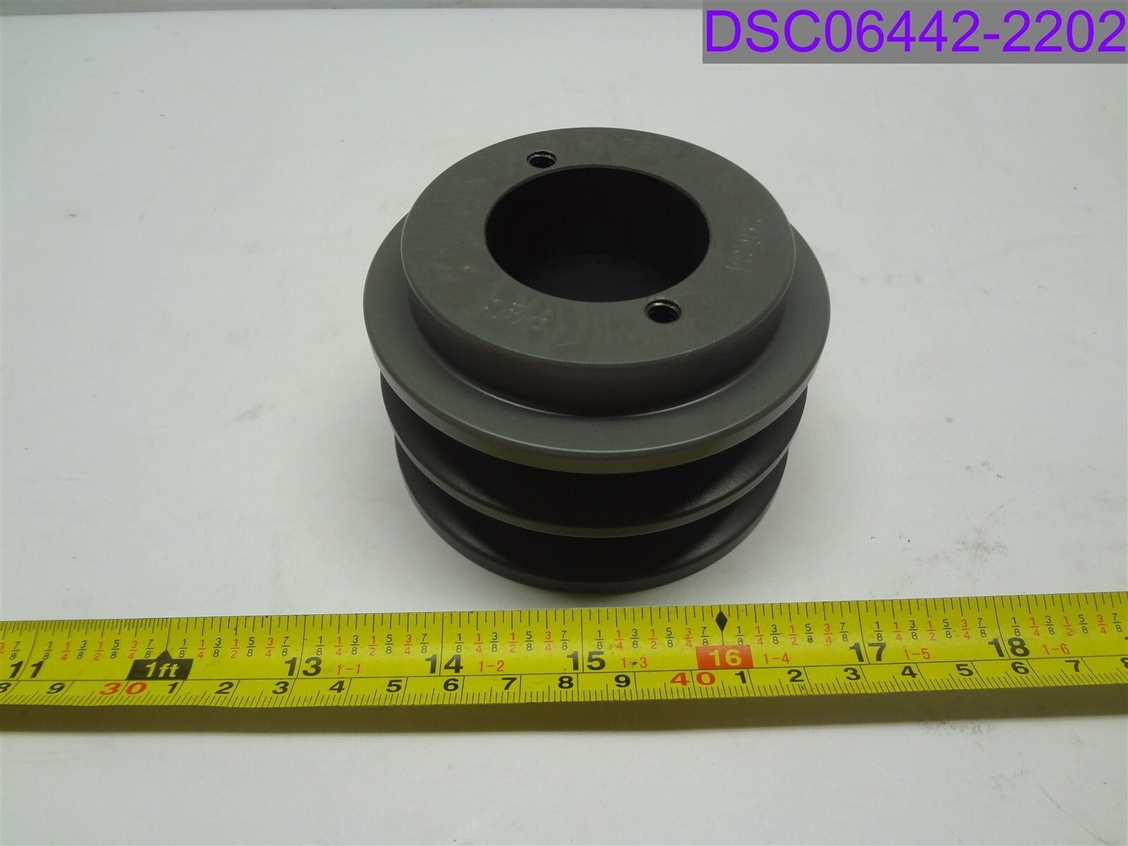 TB Wood’s V-Belt Pulley Cast Iron RPM 7050, O.D. 3.55″ P/N 2BK34
