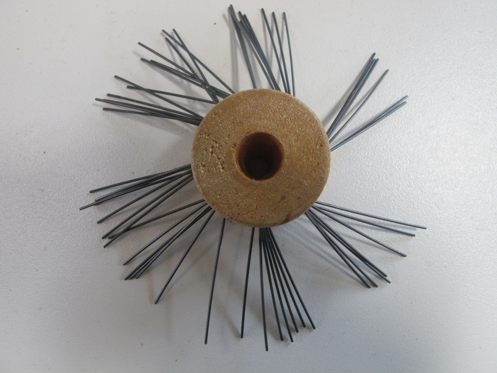 Hatho wooden Texturing-Matting Wheel-Brush 0.8mm Wire Jewelry CARVING tools
