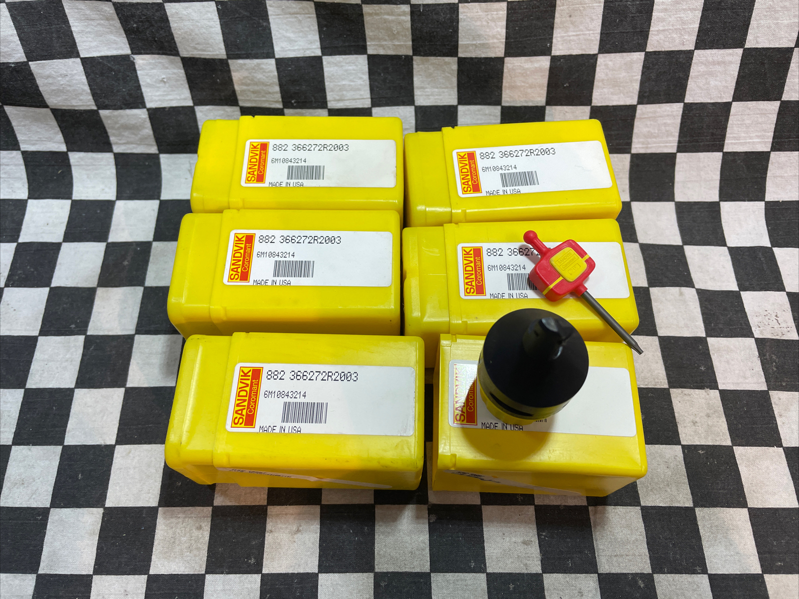 SANDVIK 6M0, 843214, 6M 0 843214, 882-366272R2003, LOT OF 6, SHIPSAMEDAY1176N12