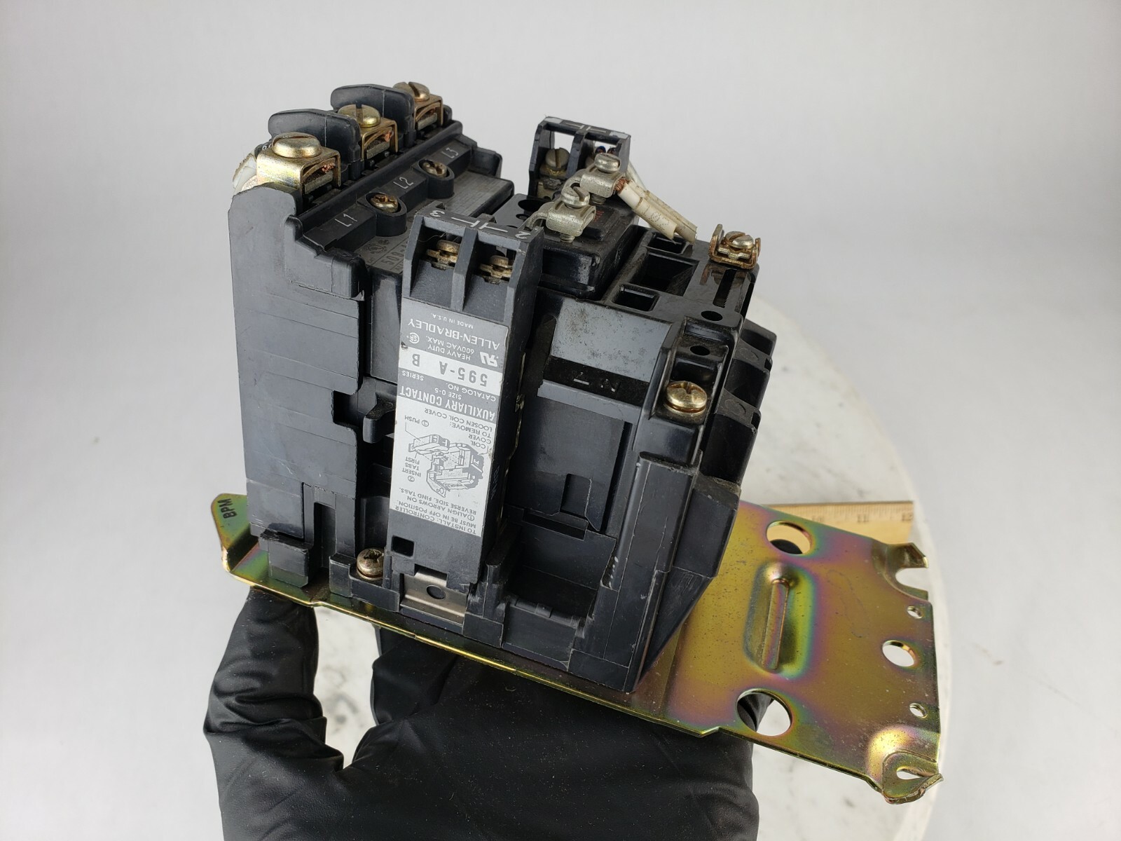 Allen Bradley 509-AOD Nema Size 0 120V Coil CB236 – Motor Starter On Off 595-A