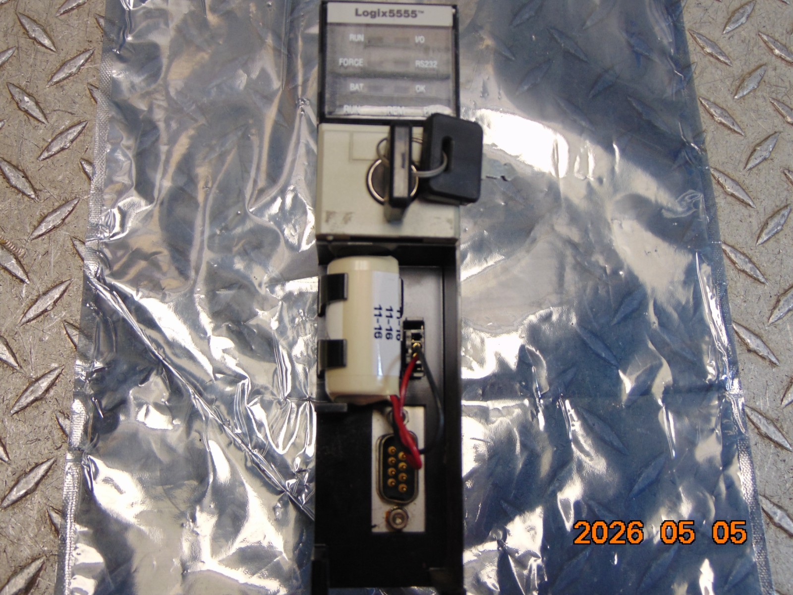 ALLEN BRADLEY 1756-L55/A PROCESSOR UNIT and 1756-M13/A MEMORY EXPANSION