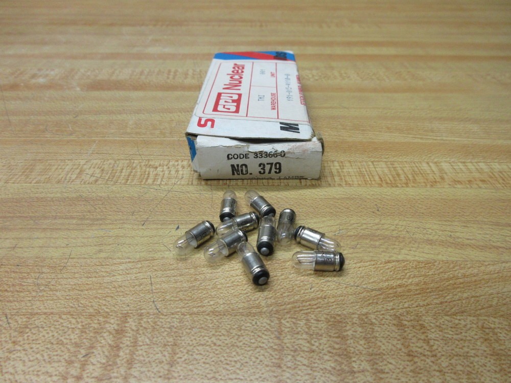 Sylvania 379 GTE Miniature Lamp Light Bulb S379 (Pack of 10)