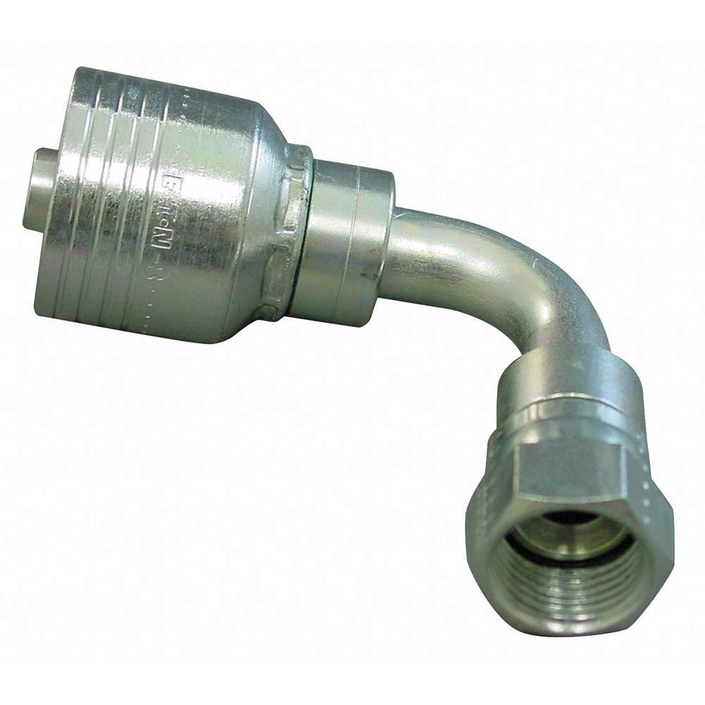 AEROQUIP 4SA20FJB20 Crimp Fitting,90 deg.,1-5/8″,F,JIC 46AC97