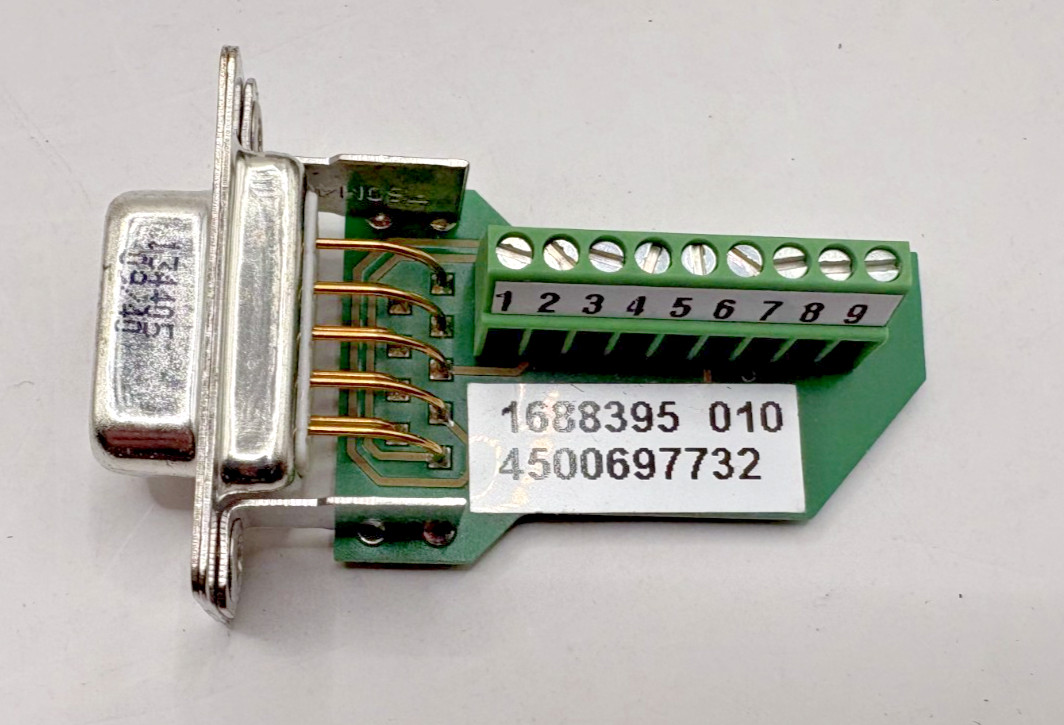 Lot of 10 Phoenix Contact VS-09-BU-DSUB/9-MPT-0,5 Connector