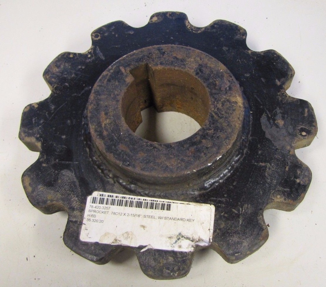 MARTIN 78C12 X 2-15/16″ STEEL 12 TOOTH 10-7/8″ O.D. 2-15/16″ BORE SPROCKET NEW