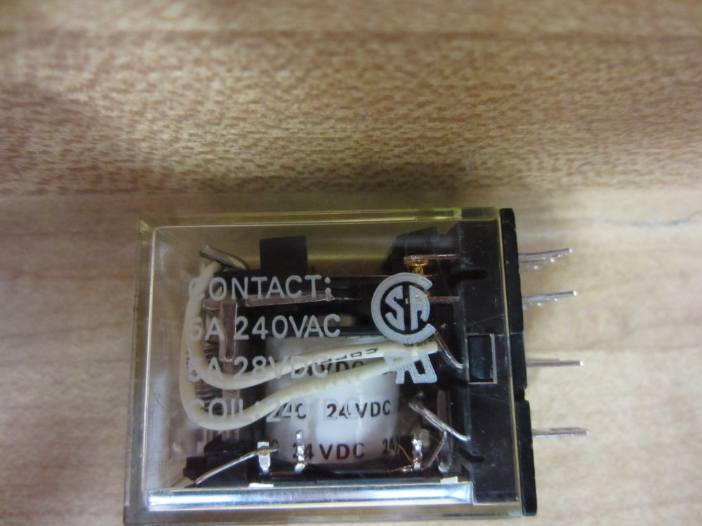 Omron MY4ZN-D2-24V DC Relay MY4ZN-D2-24V Coil 24VDC (Pack of 3)