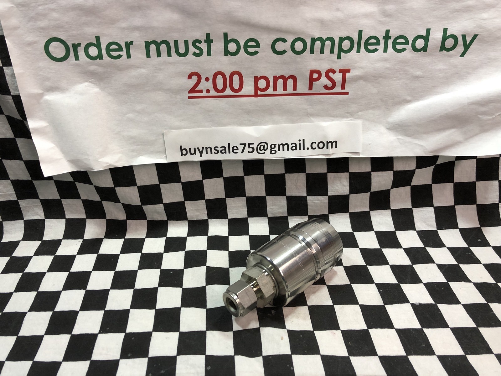 SWAGELOK QUICK CONNECT BODY 1/2″ COMP, SS-QTM8A-B-810, SHIPSAMEDAY,