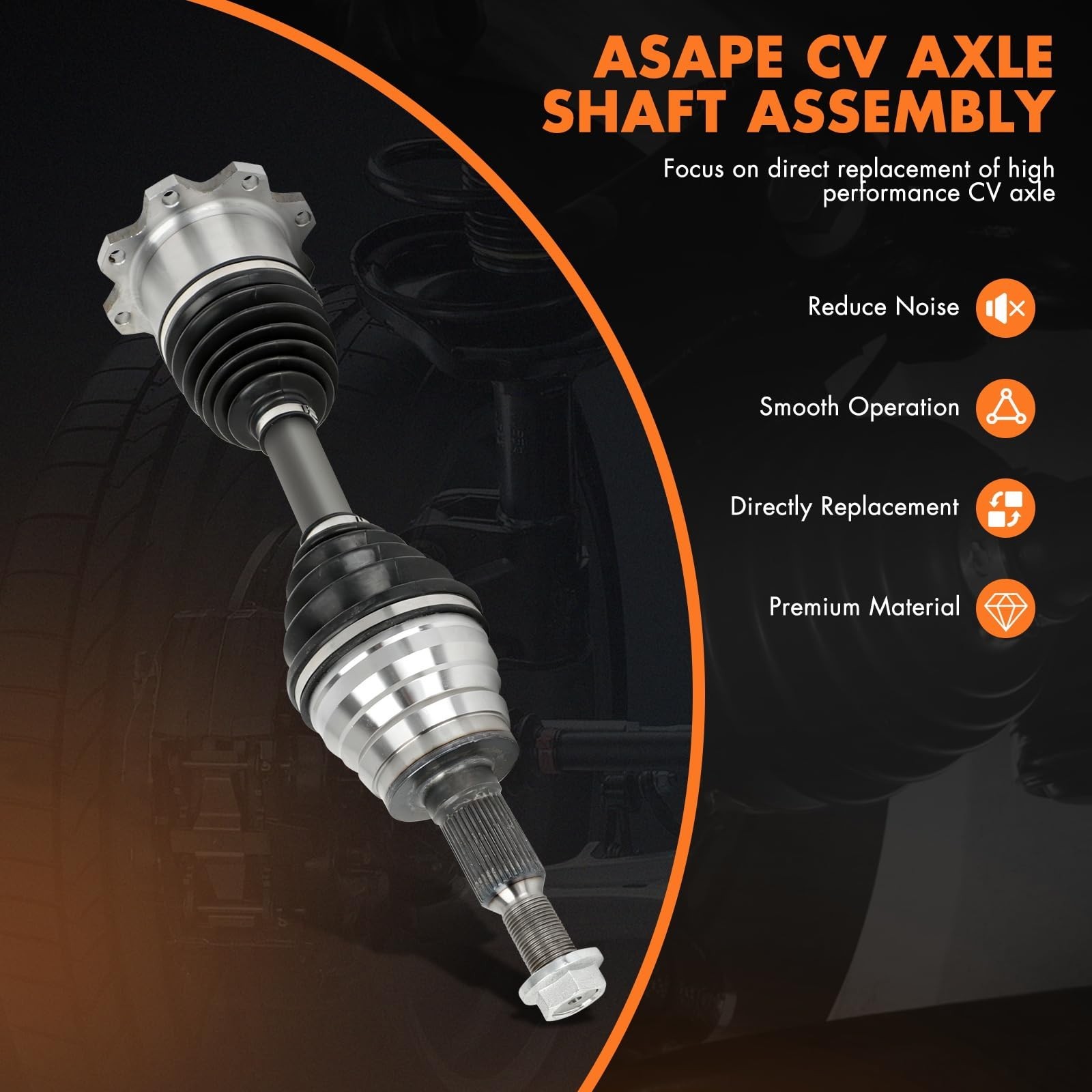 2Pcs Front Left Right CV Axle Drive Shaft Assembly 2015-2020 for GMC for Sier…