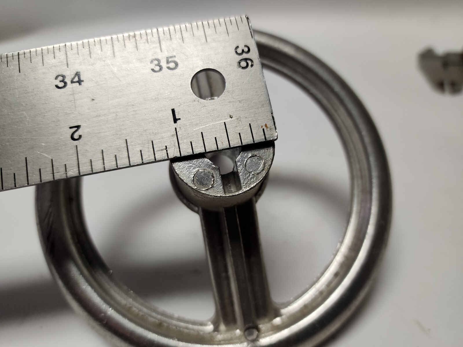 Aluminum 5″ with a Tapered 10mm-10.5mm Bore Machine Hand Wheel