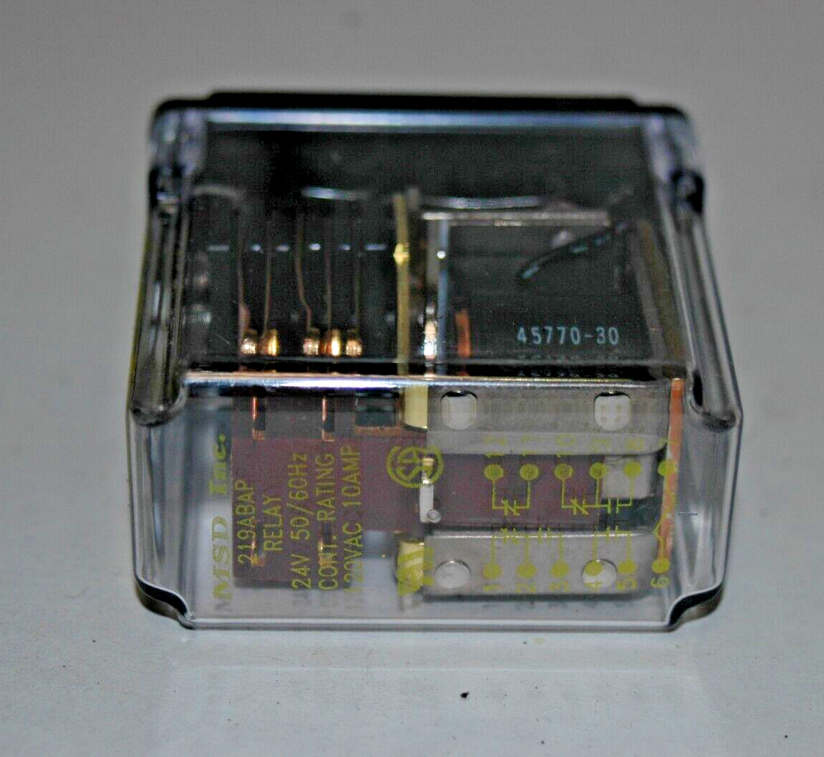 RELAY,STRUTHERS DUNN NO. 219 ABAP,24 VOLTS AC 60CY. -SURPLUS-