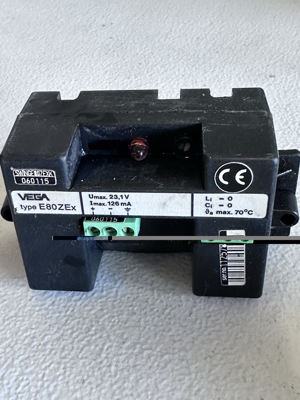 VEGA E80ZEx POINT LEVEL SENSOR