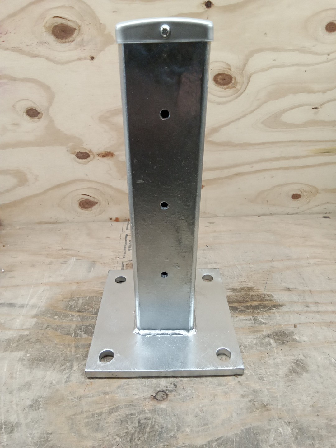 Vestil GR-FR-DI-TP18-HDG Galvanized Steel Rigid Tube Post Drop In 18 In. For