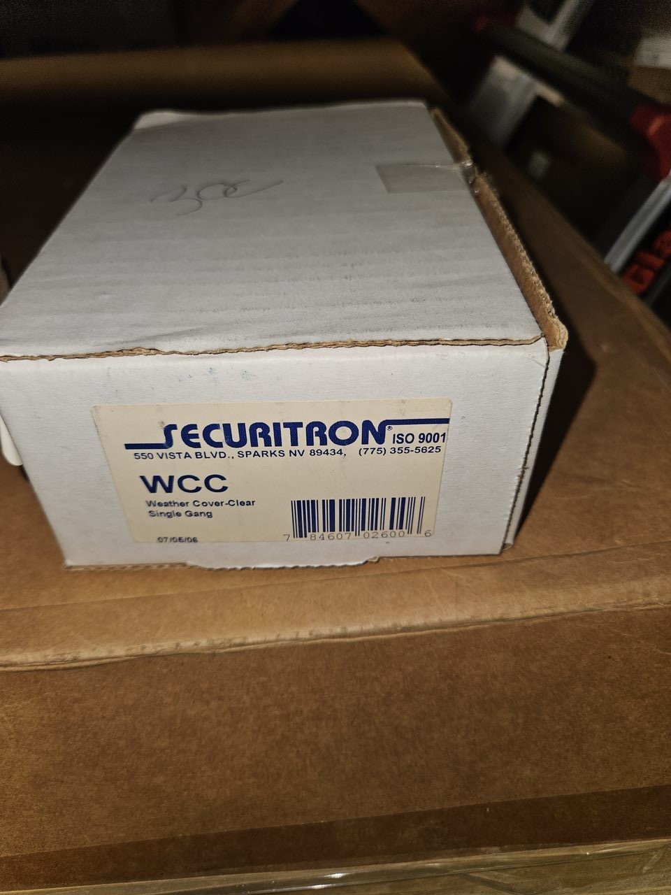 Securitron Wcc Weather Cover, Plastic, Anodized, For Use With: Mfr. No. Wss-W1,