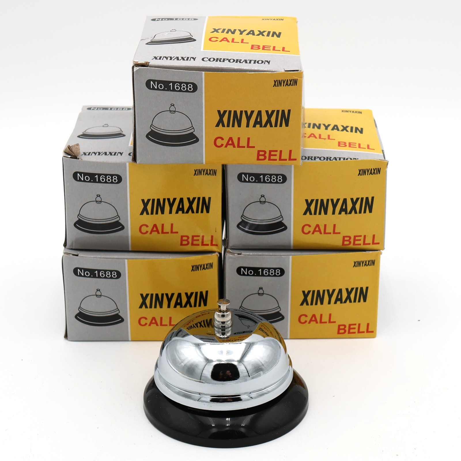 Xinyaxin Call Bell No 1688–Lot Of 5 New Old Stock 3″