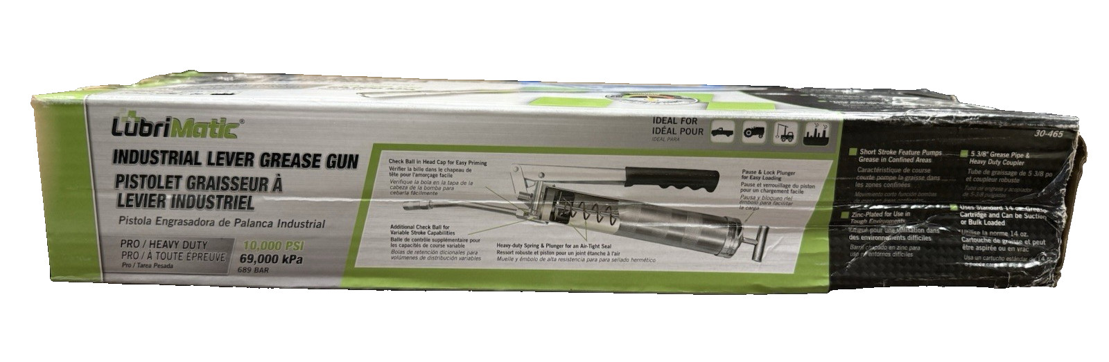 Lubrimatic Industrial Extreme Duty 10,000 PSI Grease Guns 30-465