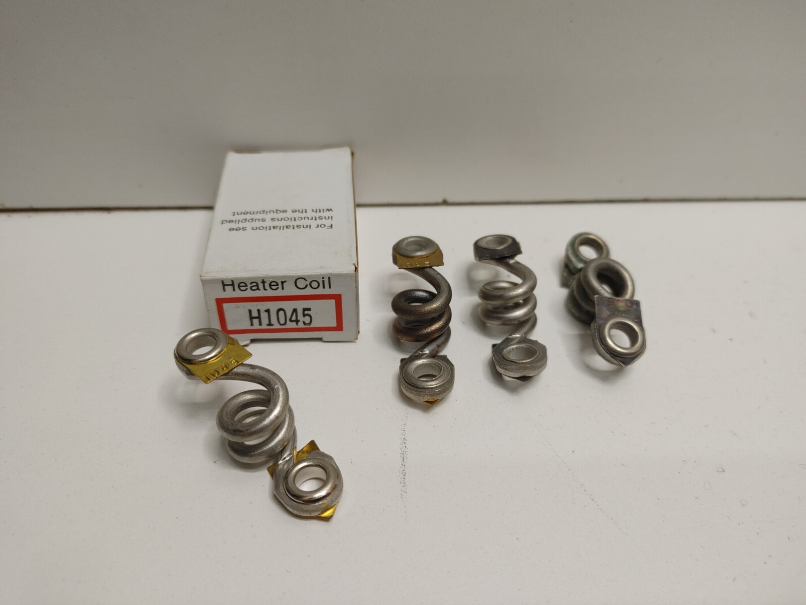 LOT OF 4 NEW OLD STOCK! EATON CUTLER-HAMMER OVERLOAD RELAY HEATER COILS H1045