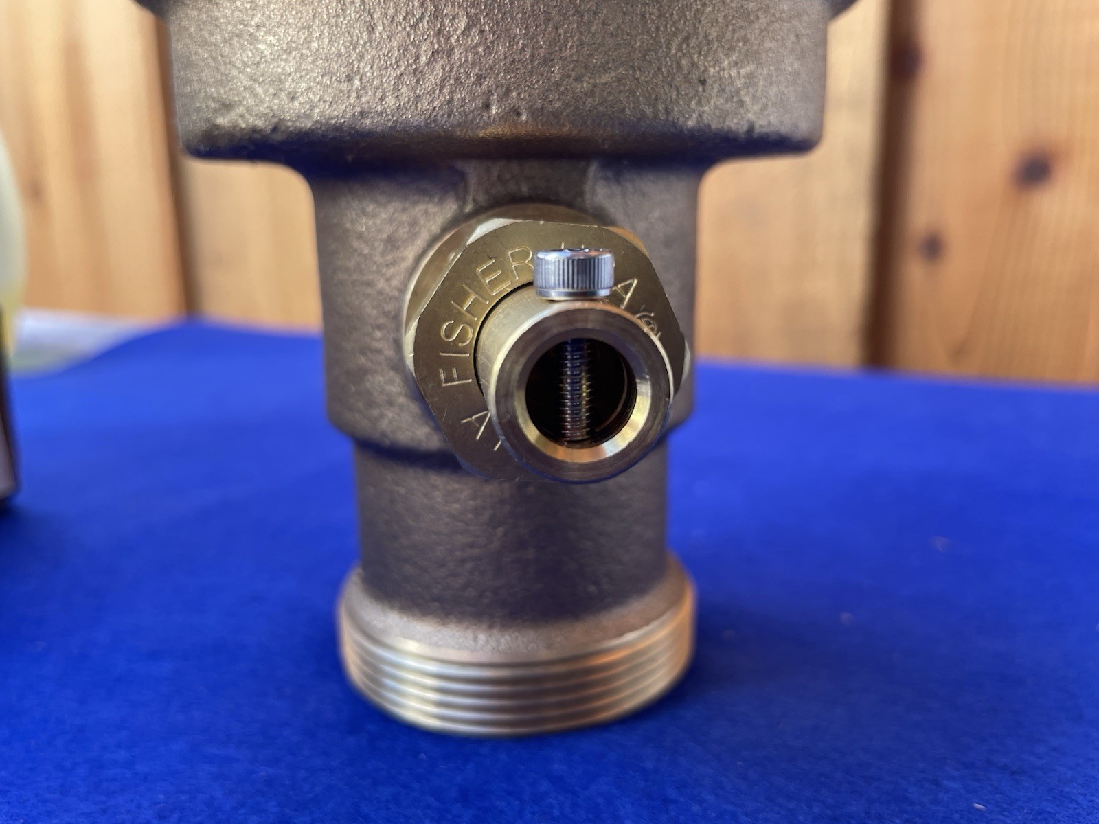 FISHER 22209 DRAINKING FLAT STRAINER IN BRASS 12 GPM 45.4 LPM ASME OEM PART