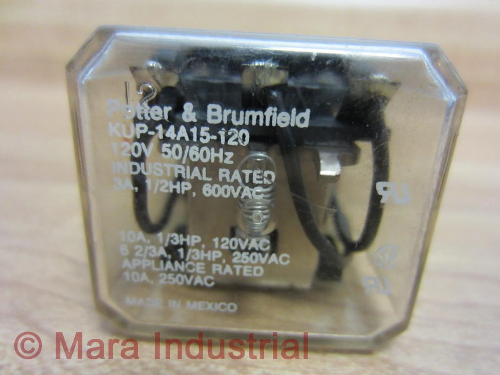 Potter & Brumfield KUP-14A15-120V Relay KUP14A15120 (Pack of 4)