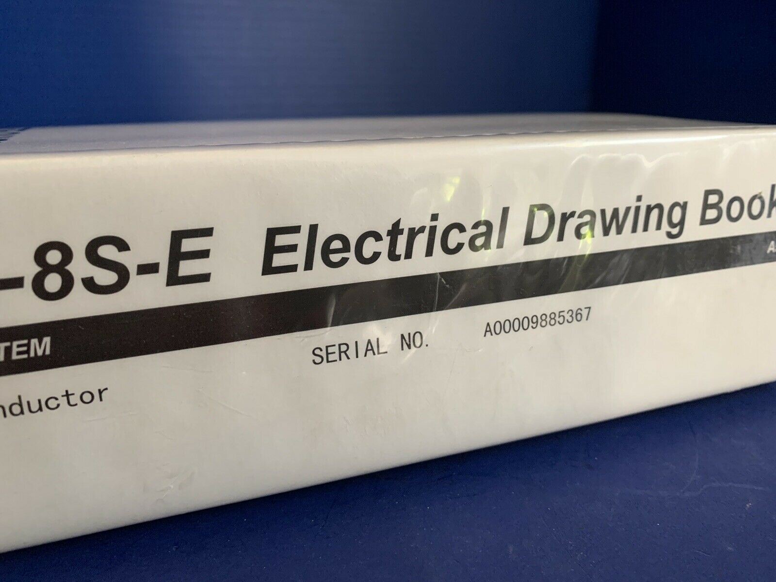 Tokyo Electron ALPHA-8S-E Vertical LP-CVD As-D-Poly Electrical Drawing Book