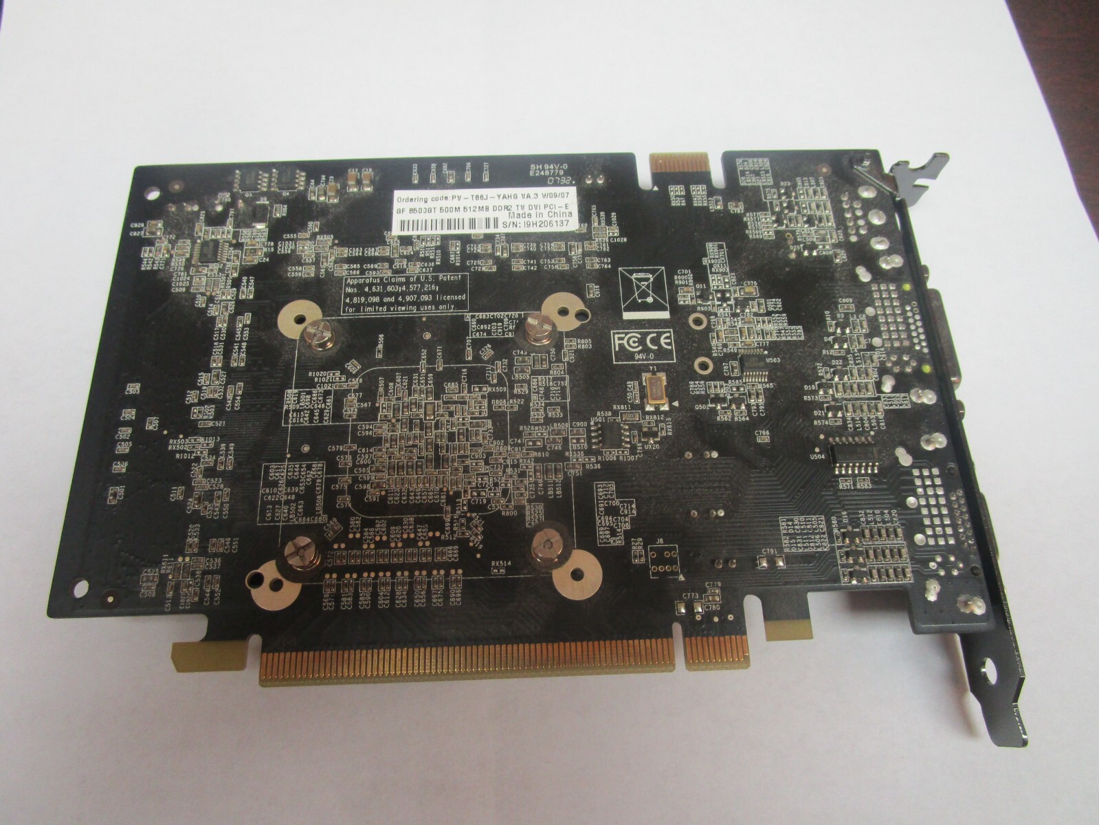 XFX VIDEO GRAPHICS CARD VPENV86J1PS4 8500 GT 500M 512MB