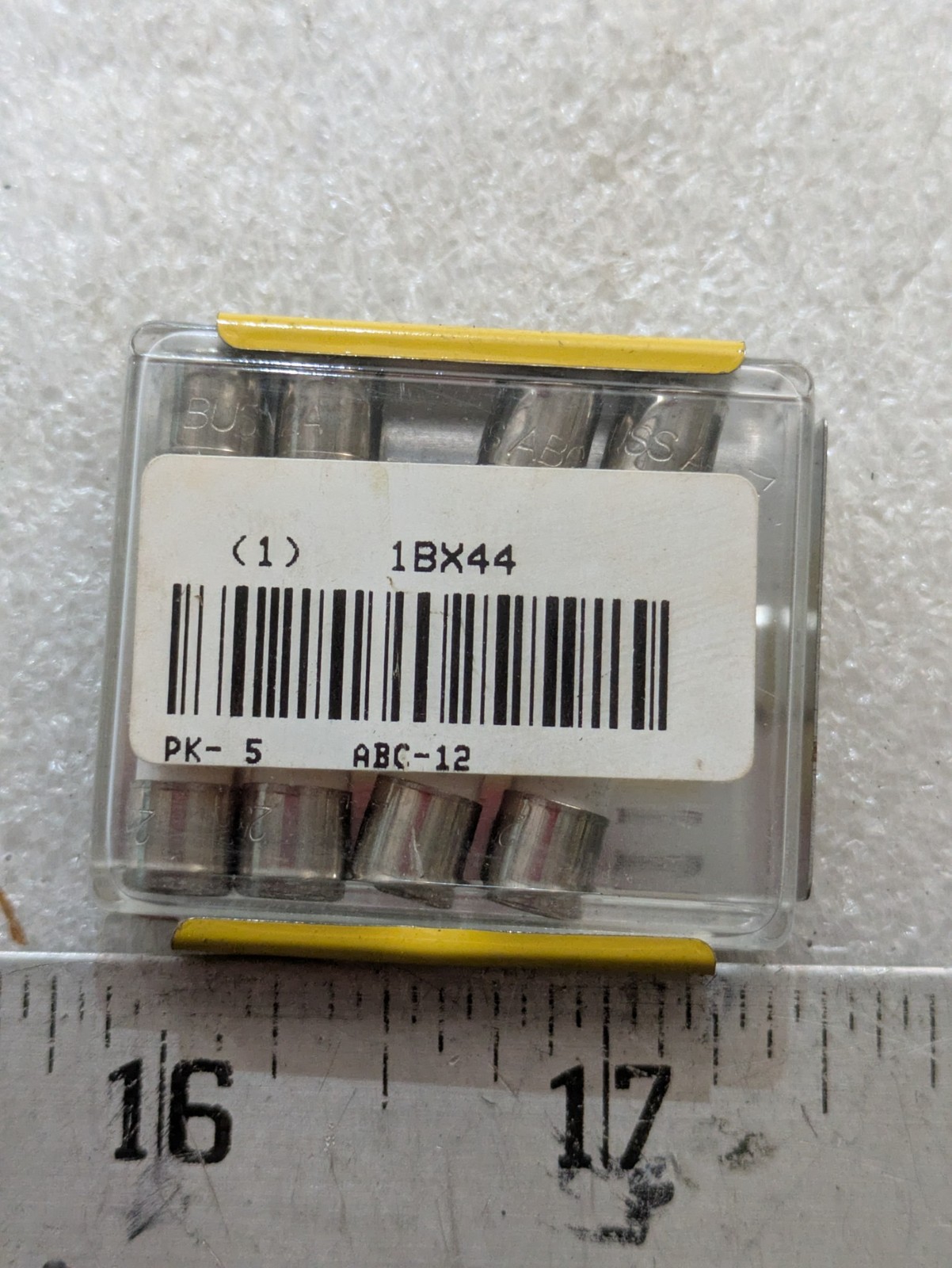BUSS FUSES ABC-12 125-250V AC 10KA 750A 1BX44 ‘PACK OF 5’