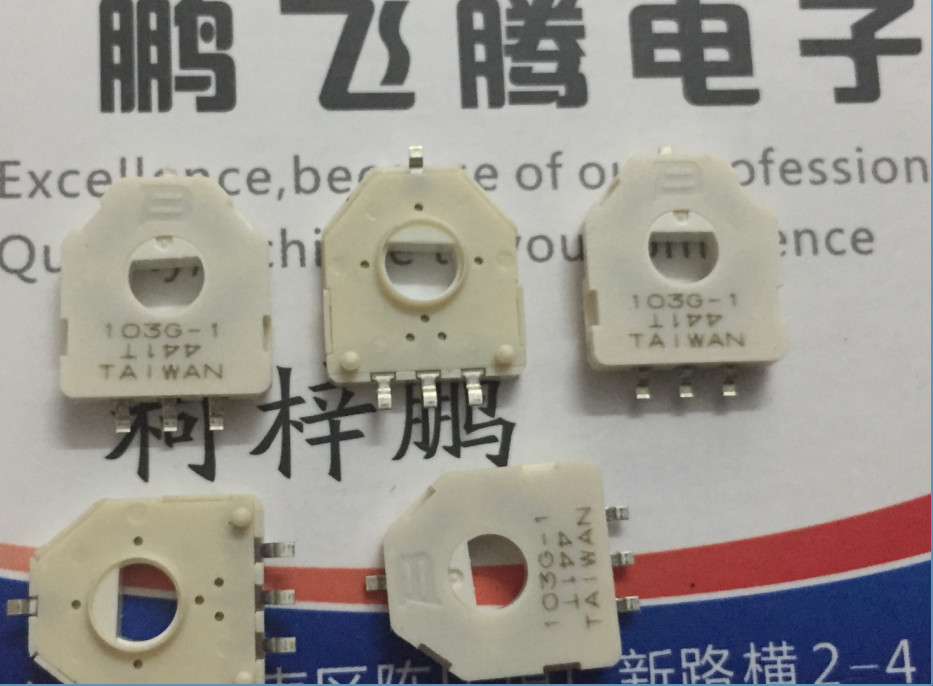 1x BOURNS 3382G-1-103G resistive rotation sensor B10K angular position detection