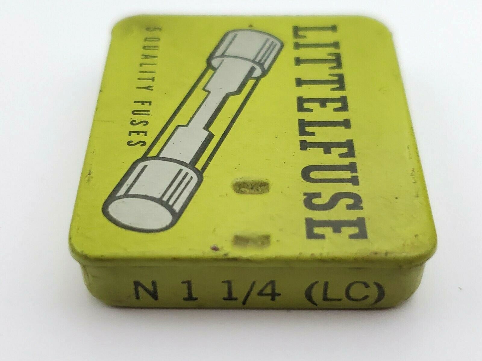 Lot of 10 Littelfuse N-1-1/4A LC 125 Volt 1-1/4 Amp Vintage Glass Fuses