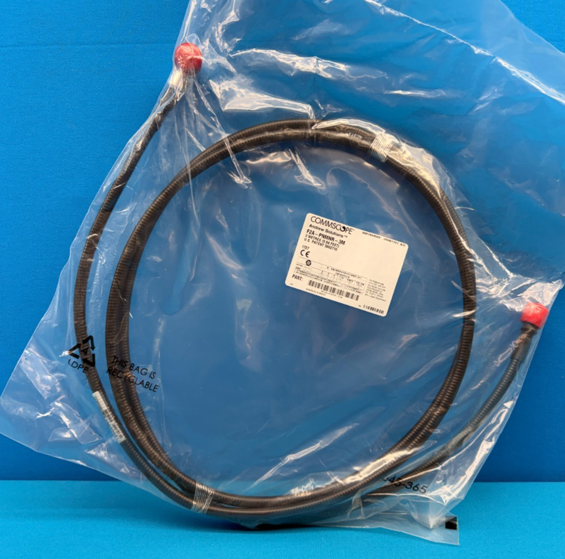 CommScope F2A-PNMNR-3M RF Coax Jumper Cable 3M Andrew Solutions