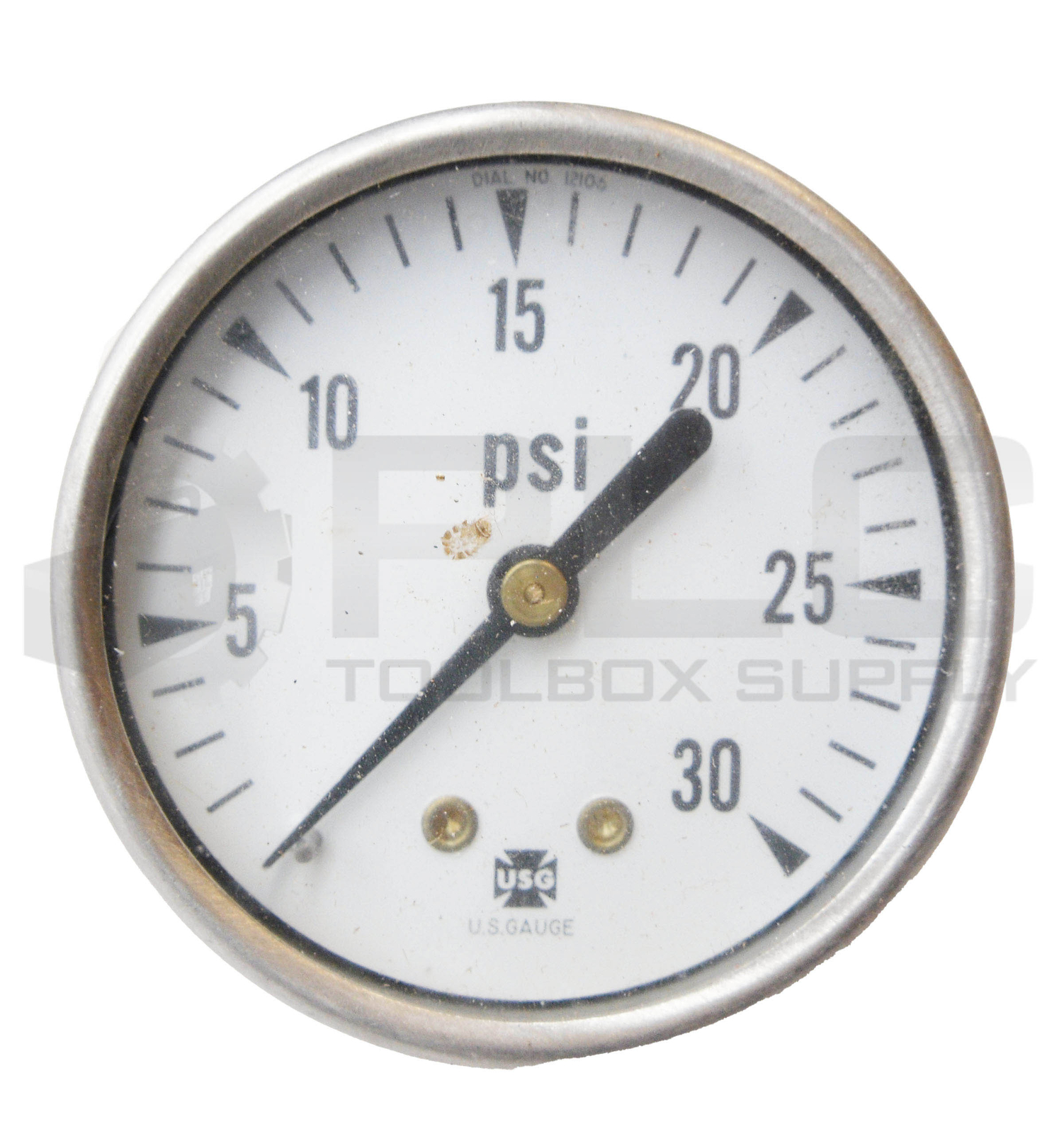 LOT OF 3 NEW AMETEK P500 PRESSURE GAUGE 2″ 1/4″NPT 0-30PSI 049392K29 *READ*