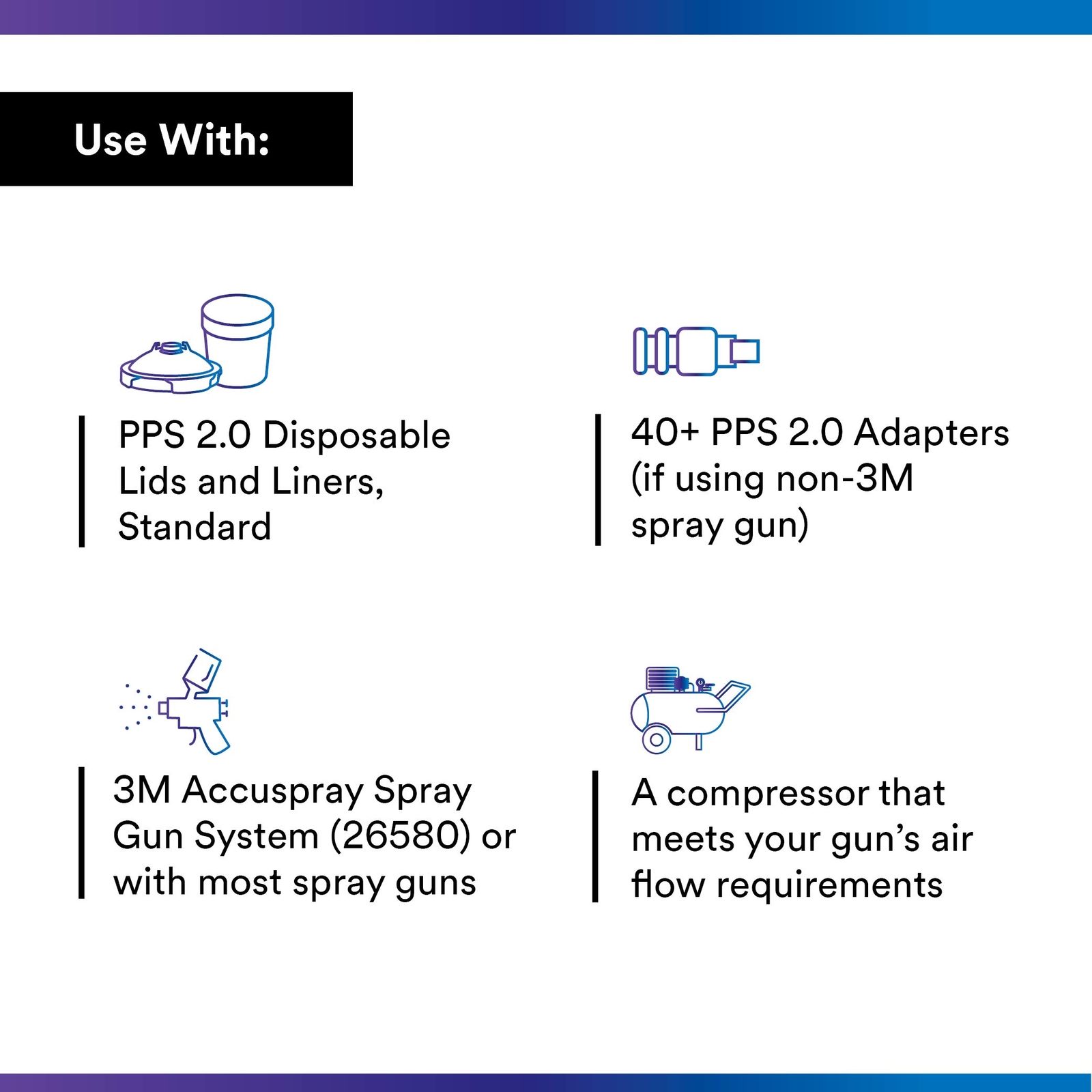 3M PPS .0 Spray Gun Cups 6001 Standard Ounces Use with Paint Gun and PPS .
