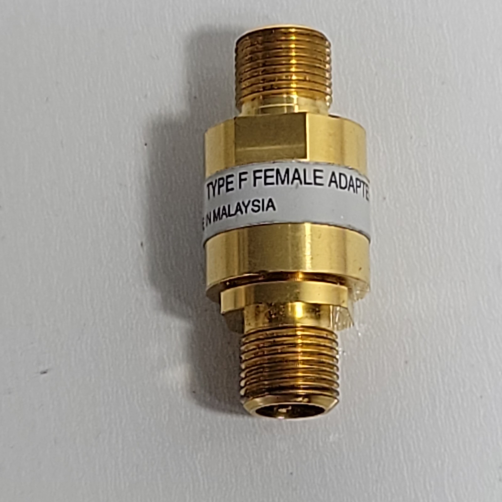 Agilent 85039-60002 Type F Femal Adaptor Brass Calibration Accessory Module