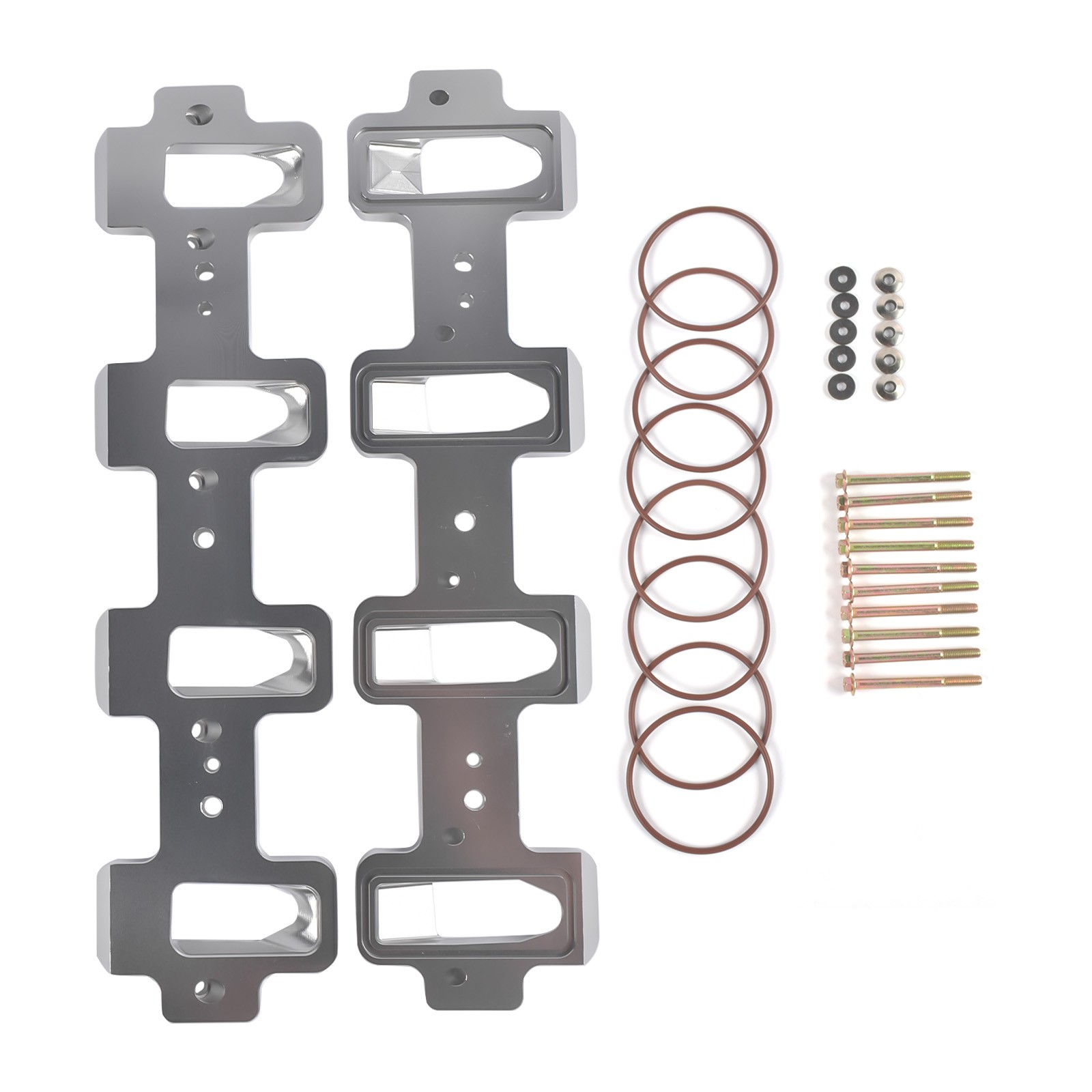 Intake Manifold Adapters LS Cathedral to Rectangle Port Fits Corvette Camaro G8