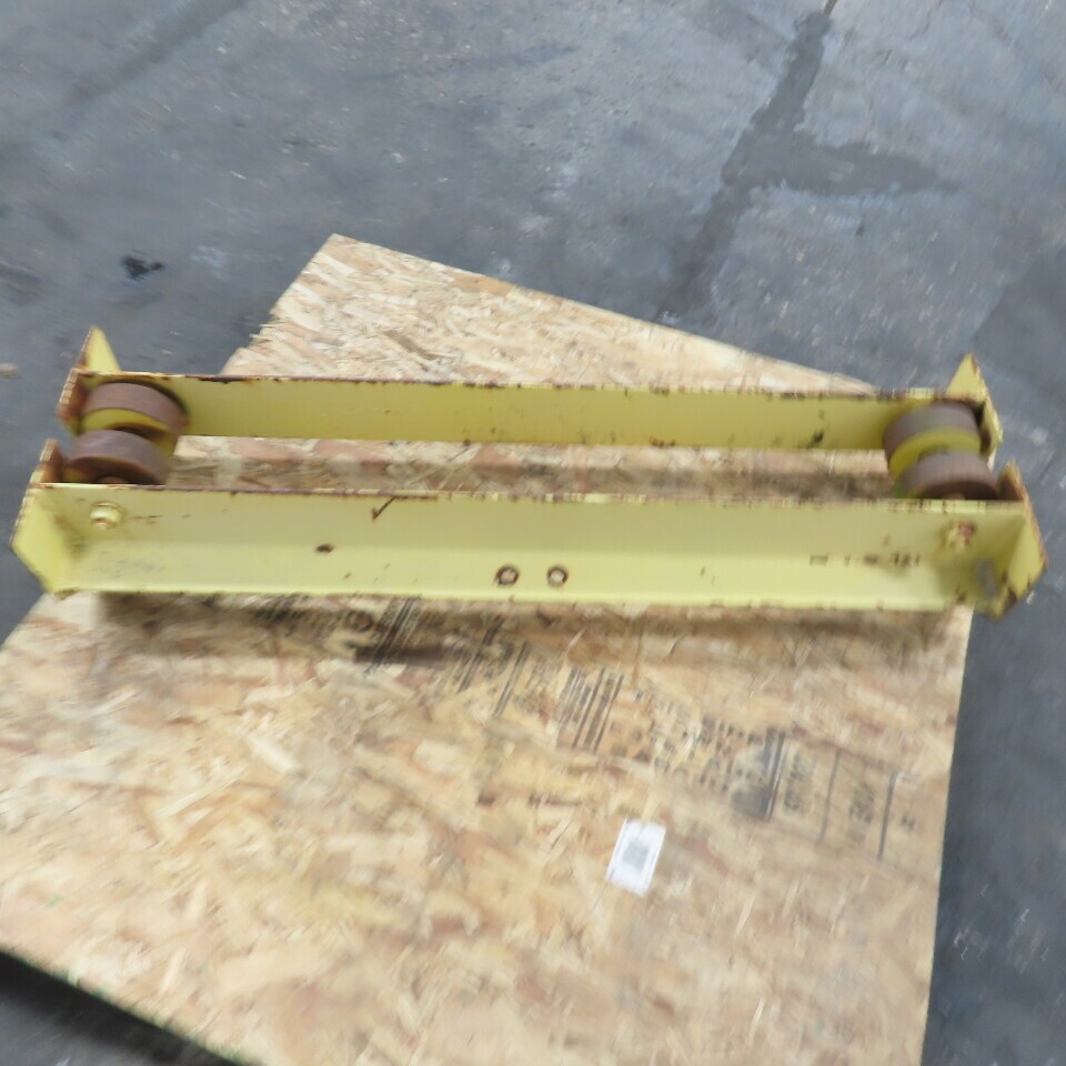 48″ L Steel Push/Pul Bridge Crane End Truck For 4-1/2″ I-Beam