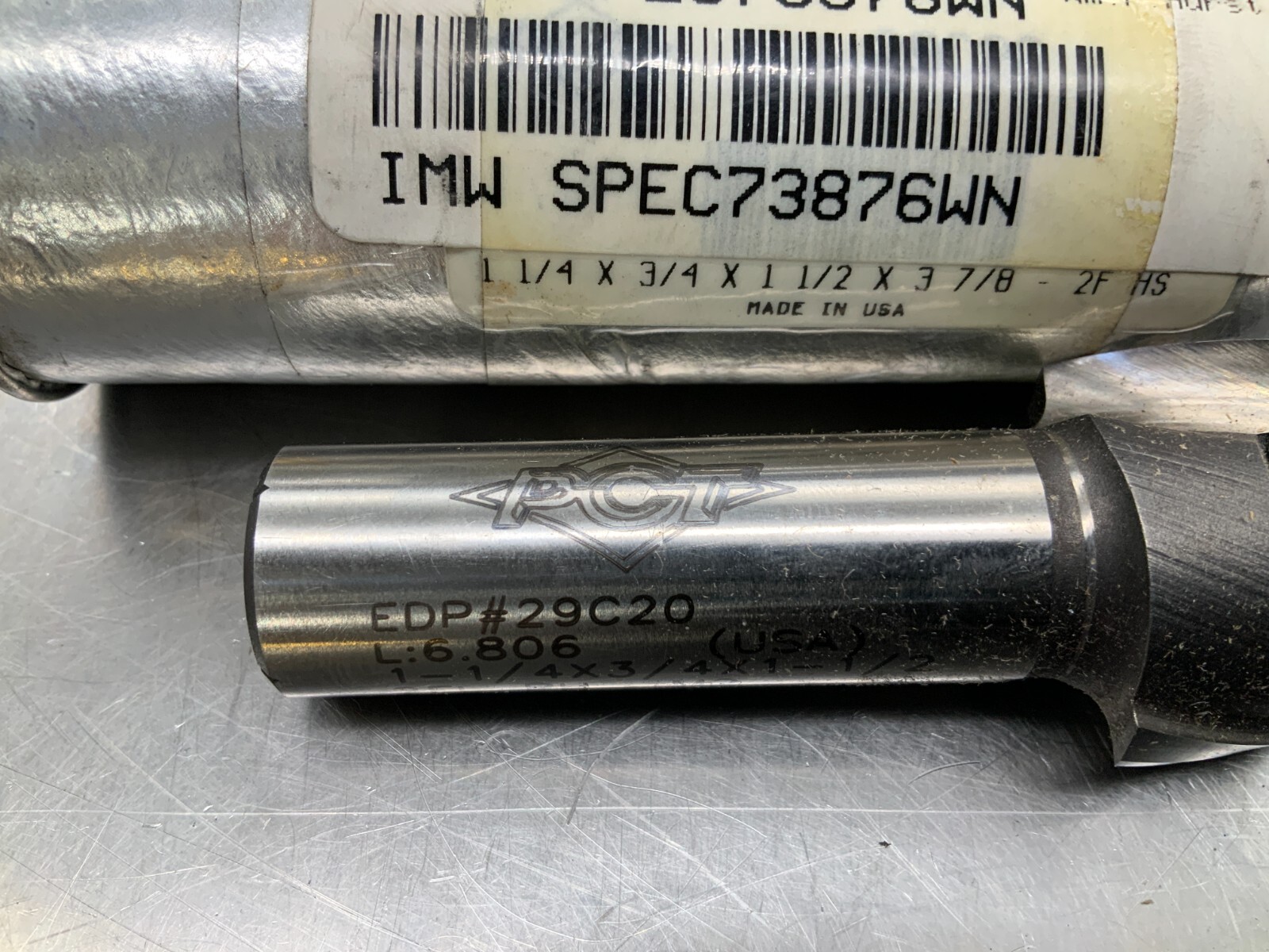PCT EDP#29C20 End Mill 1-1/4″x3/4″x1-1/2″x3-7/8″ 2F