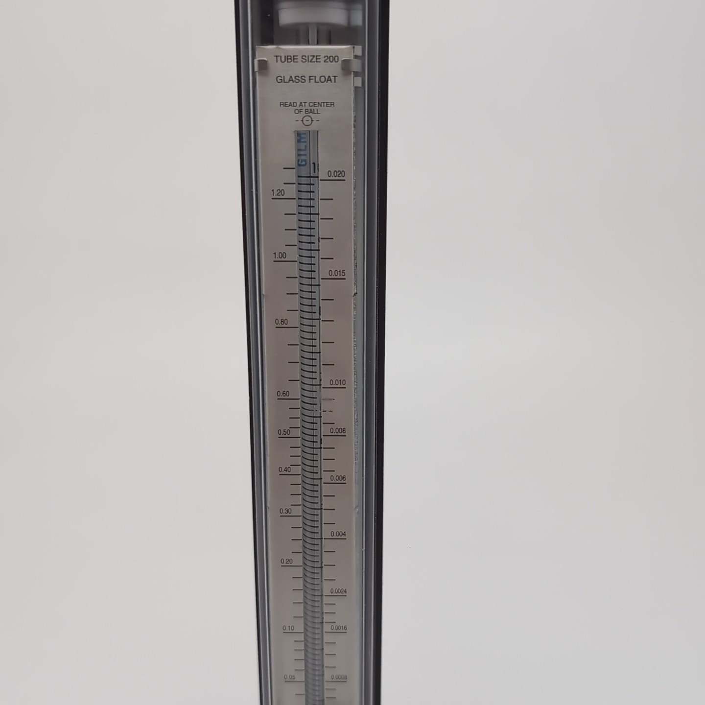 Gilmont Instruments Accucal GF-4552-1200 Direct-Reading Flow Meter Tube Size 200