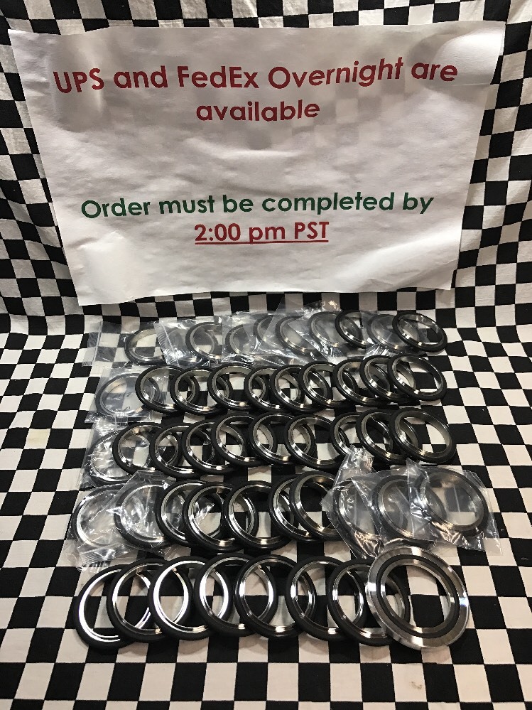 Lot Of 48, MDC VACUUM NW50 Centering Ring, SST, SHIPSAMEDAY #136AB