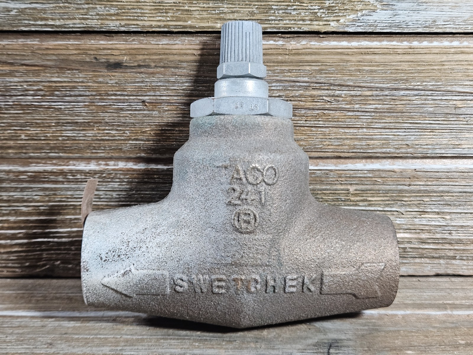 Taco 241-4 1″ Sweat Bronze Horizontal Flow Check Valve Forced Hot Water Boiler