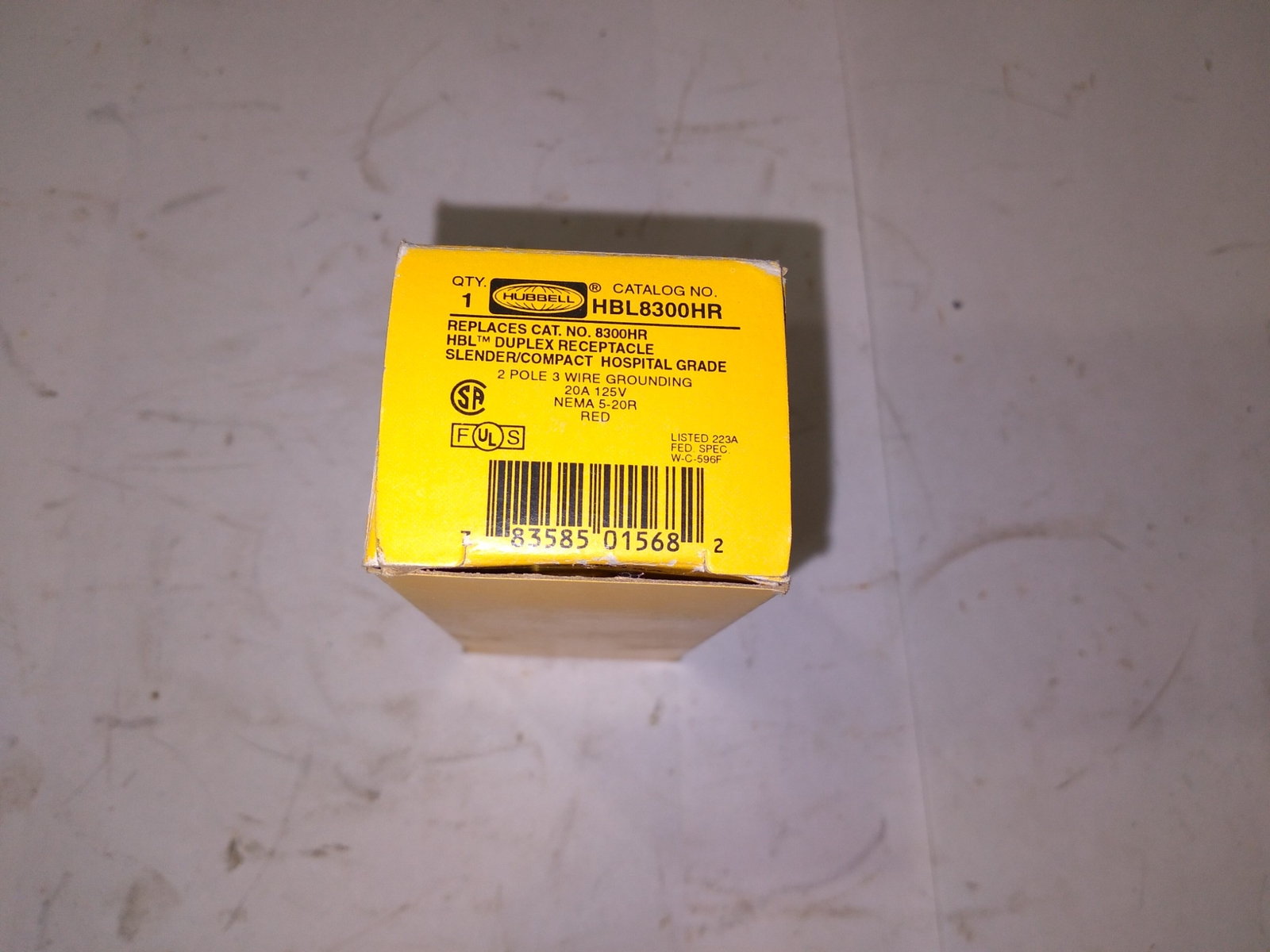 HUBBELL HBL8300HR 2POLE 3WIRE 20A 125V