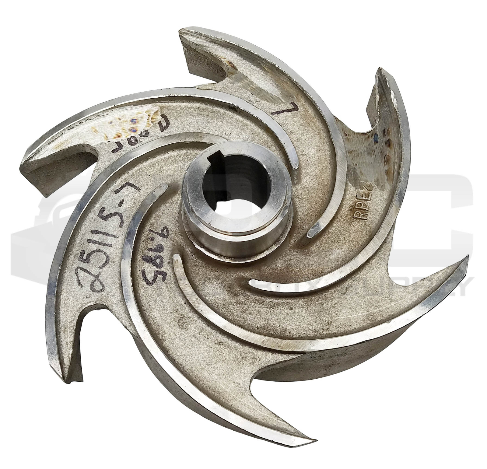 GOULDS PUMP IMPELLER ID: 1-3/8″ OD: 10″ W: 4″