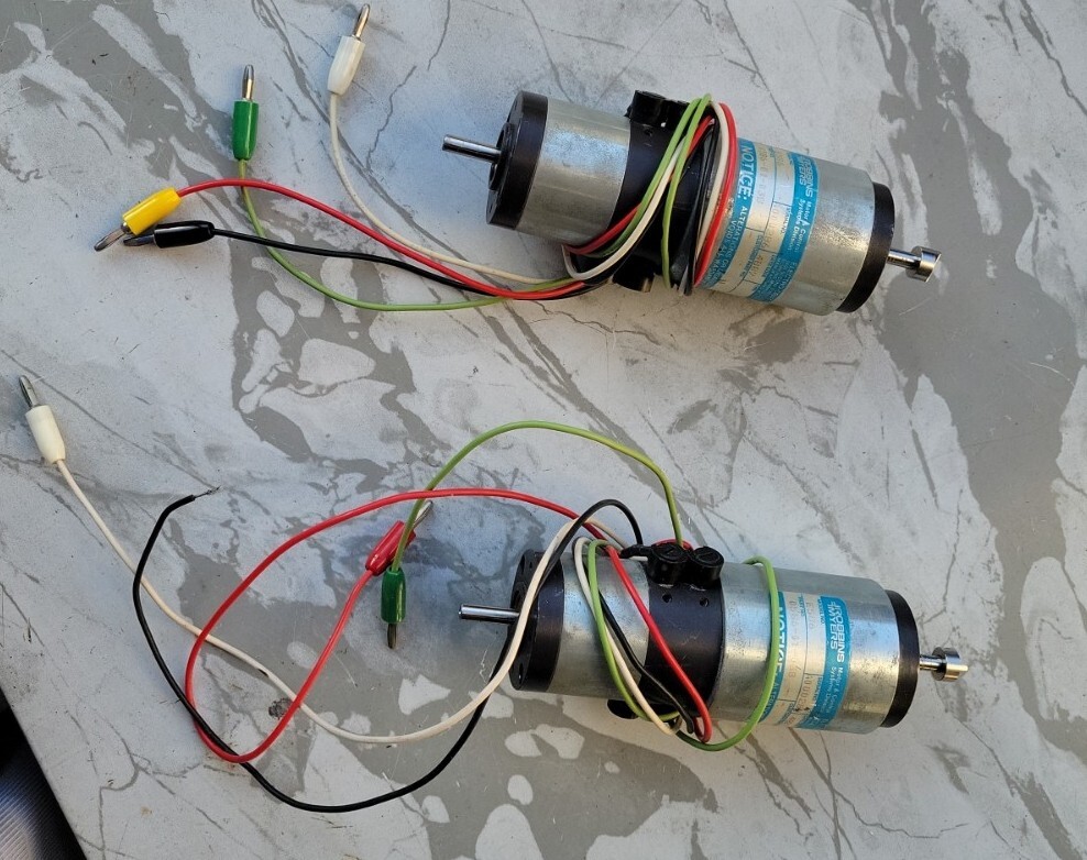 (2) ROBBINS & MYERS ELECTRO-CRAFT SERVO PRODUCTS E586 0586-01-038