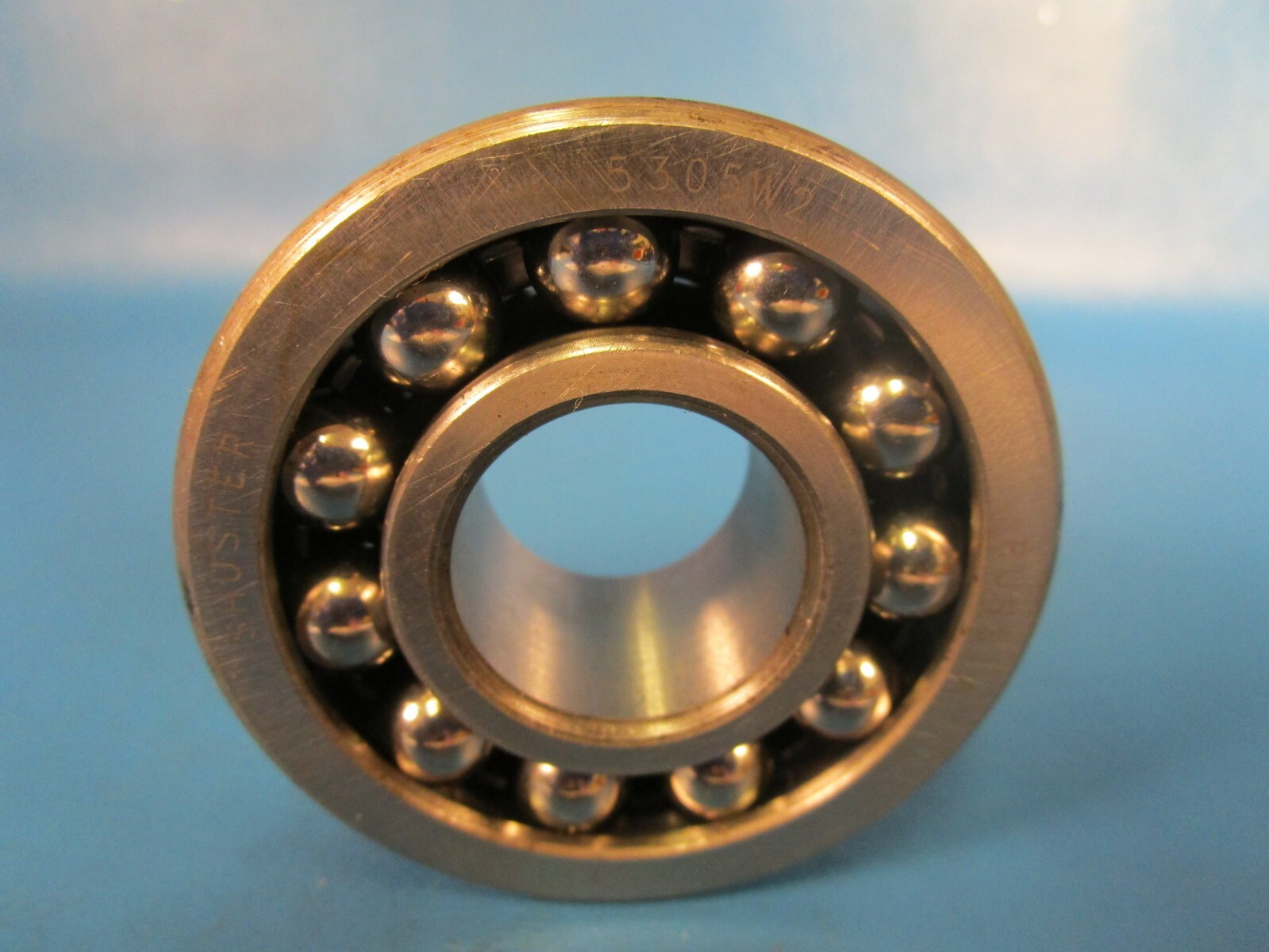 Shuster 5305 W2, Double Row Angular Contact Bearing, Open, 25mm X 62mm X 1″