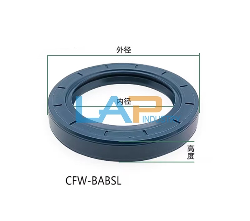1PCS New skeleton oil seal BABSL 75*100*11 High pressure double lip shaft seal