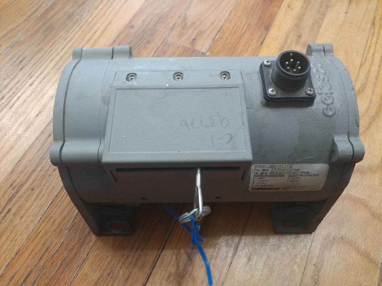 Celesco Position Transducer PT9301-0350-121-2130, 350 inch, 1000ohm, 30V, 361mv