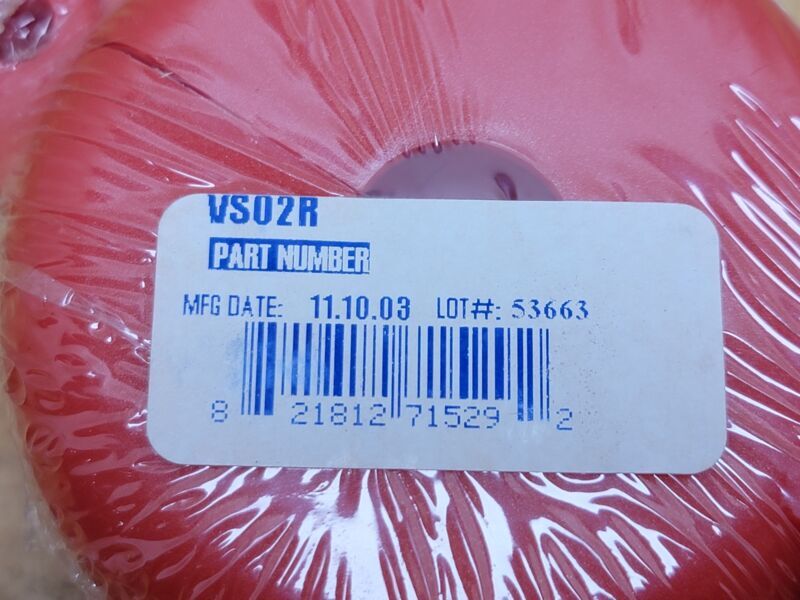Honeywell North Gate Valve Lockout VS02R, Polypropylene, Red